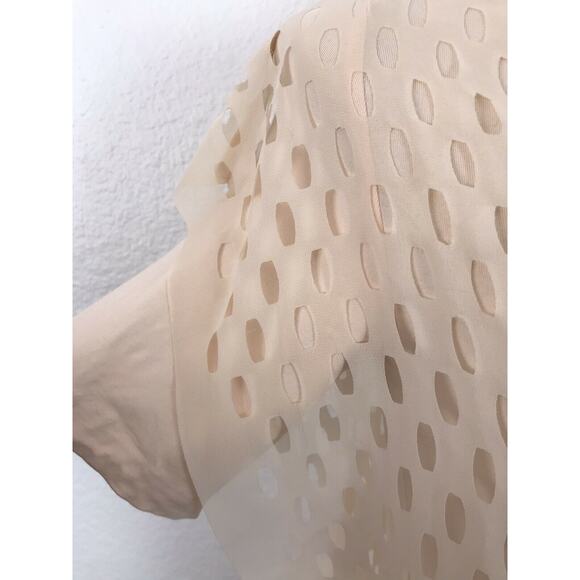 COS Pullover Laser Cut Stretch Knit Bodycon Dress - Picture 10 of 12